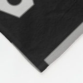 Structureel stalen patroon fleece deken (Hoek)