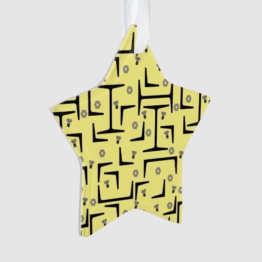 Structureel stalen patroon ornament (voorkant)