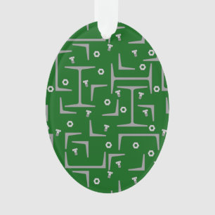 Structureel stalen patroon ornament