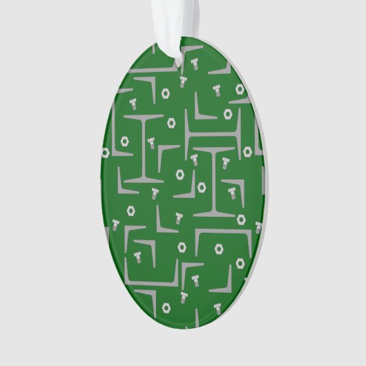 Structureel stalen patroon ornament (voorkant)