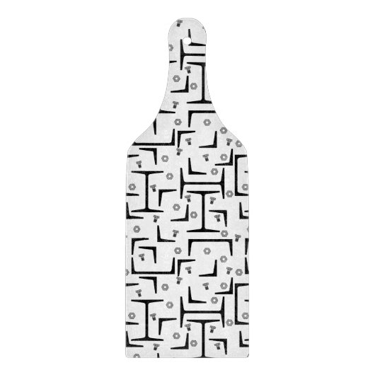 Structureel stalen patroon snijplank (Voorkant)