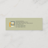 Structurele bouwstenen mini visitekaartje (Achterkant)