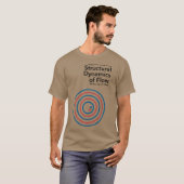 Structurele dynamiek van flow vintage t-shirt (Voorkant volledig)