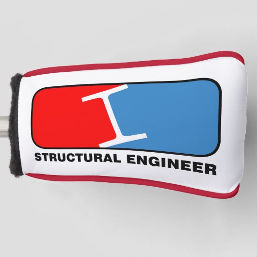 Structurele Engineer Liga Golfheadcover (Voorkant)