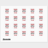 Structurele engineering sarcastische natuurkunde z ronde sticker (Vel)