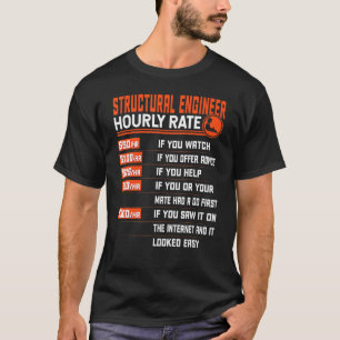 Structurele engineering Uurtarief Structurele ENG T-shirt