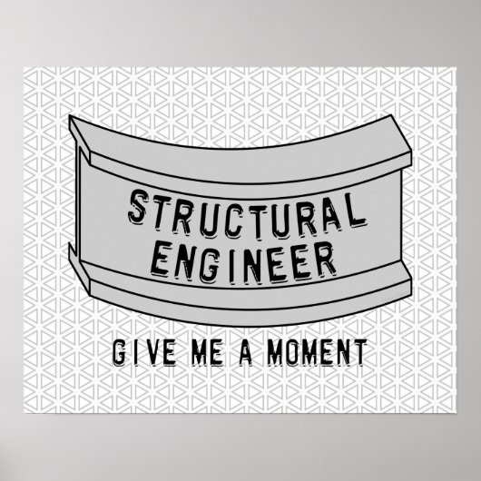 Structurele-engineeringbundelmoment Poster (Voorkant)