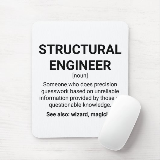 Structurele engineeringdefinitie in Noun Muismat (Met muis)