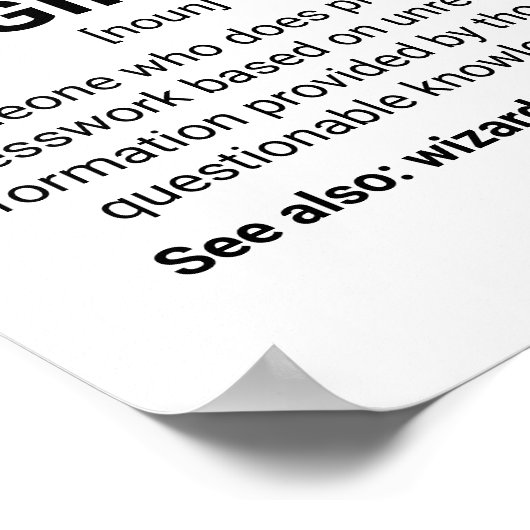 Structurele engineeringdefinitie in Noun Poster (Hoek)