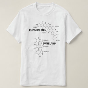 Structurele formule van Melanine T-shirt