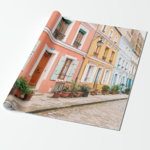 STRUCTURELE FOTOGRAFIE VAN MULTICOLORED GEBOUW CADEAUPAPIER