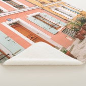 STRUCTURELE FOTOGRAFIE VAN MULTICOLORED GEBOUW SHERPA DEKEN (3/4)