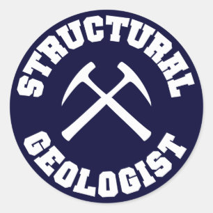Structurele geologist Sticker