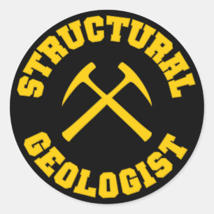 Structurele geologist Sticker
