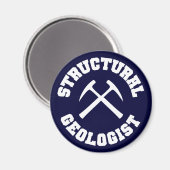 Structurele geoloog Magnet (Voorkant / Achterkant)