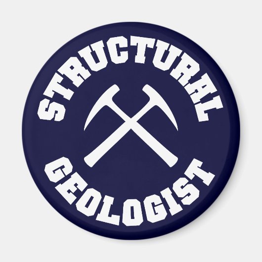 Structurele geoloog Magnet (Voorkant)