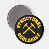 Structurele geoloog Magnet (Voorkant / Achterkant)