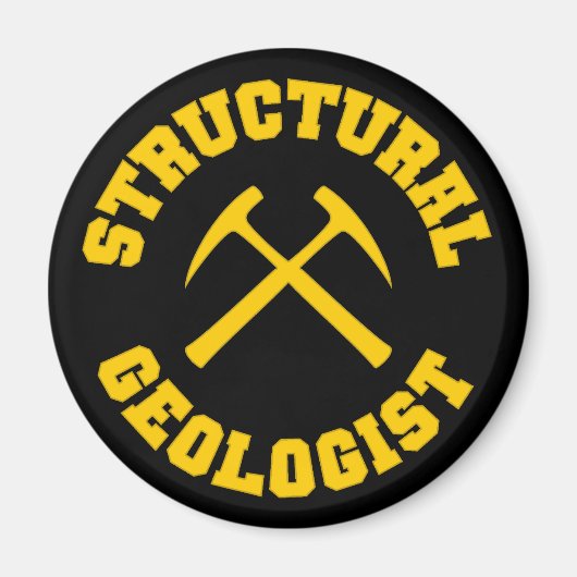 Structurele geoloog Magnet (Voorkant)