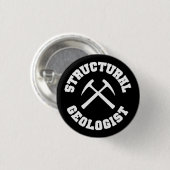 Structurele geoloog ronde button 3,2 cm (Voorkant /achterkant)