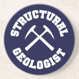 Structurele geoloog zandsteen onderzetter