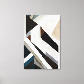 Structurele Geometrie Canvas Afdruk (Voorkant)