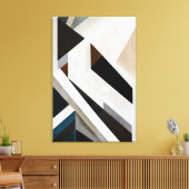 Structurele Geometrie Canvas Afdruk (Insitu (Woonkamer))
