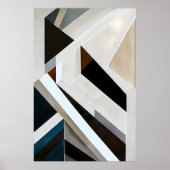 Structurele Geometrie Poster (Voorkant)