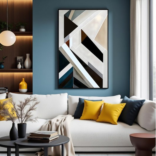 Structurele Geometrie Poster