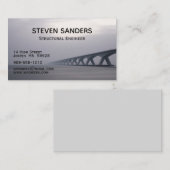 Structurele ingenieur - Brug over water Visitekaartje (Voorkant / Achterkant)