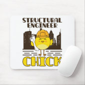 Structurele ingenieur Chick Civil Engineering Muismat (Met muis)