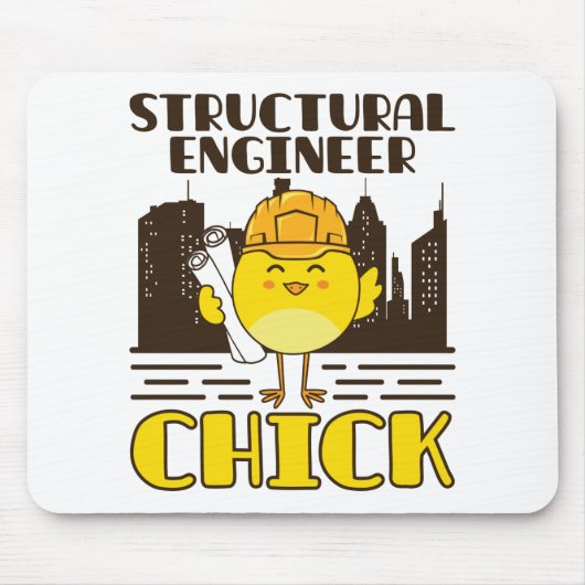 Structurele ingenieur Chick Civil Engineering Muismat (Voorkant)