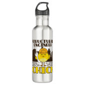 Structurele ingenieur Chick Civil Engineering Waterfles (Voorkant)