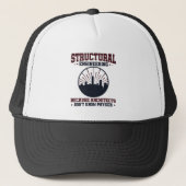 Structurele ingenieur Funny Physics Quote Trucker Pet (Voorkant)