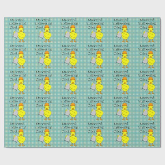 Structurele ingenieurskoppeling cadeaupapier (Vlak)