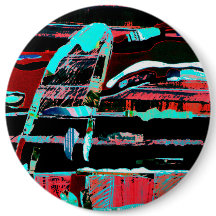 Structurele Interferentie – Abstracte Kunst Knop