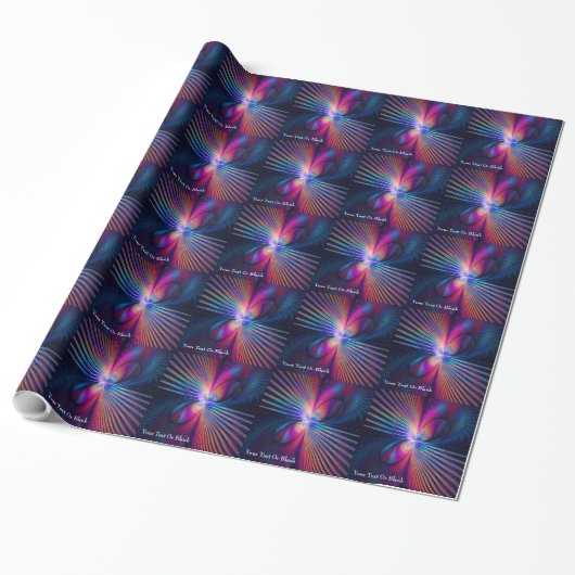 Structurele iridescentie cadeaupapier (Uitgerold)