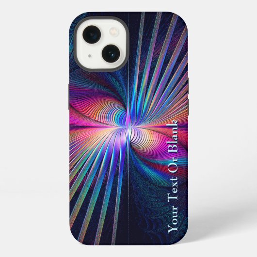 Structurele iridescentie iPhone hoesje (Achterkant)
