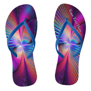 Structurele iridescentie teenslippers