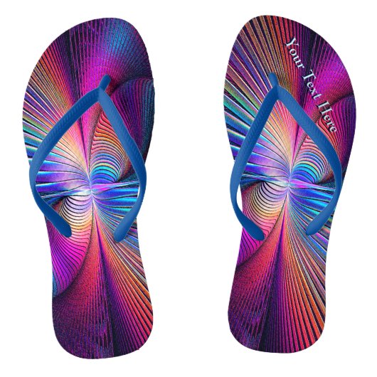 Structurele iridescentie teenslippers (Voetbed)