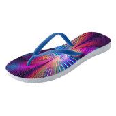 Structurele iridescentie teenslippers (Schuin)