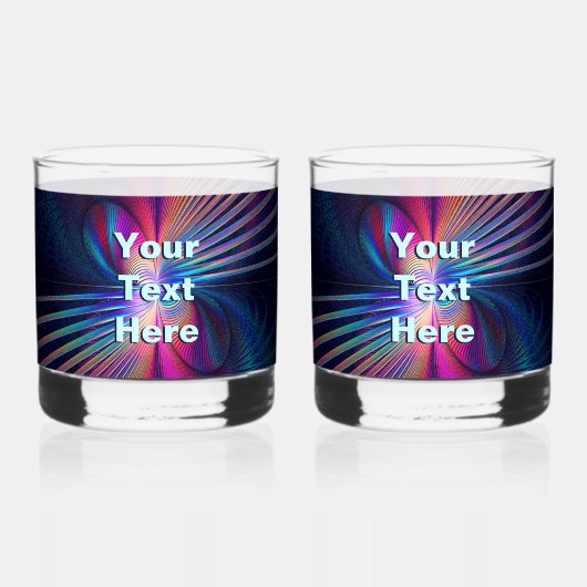 Structurele irrigatie whisky glas (Voorkant)