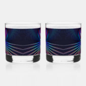 Structurele irrigatie whisky glas (Rechts)