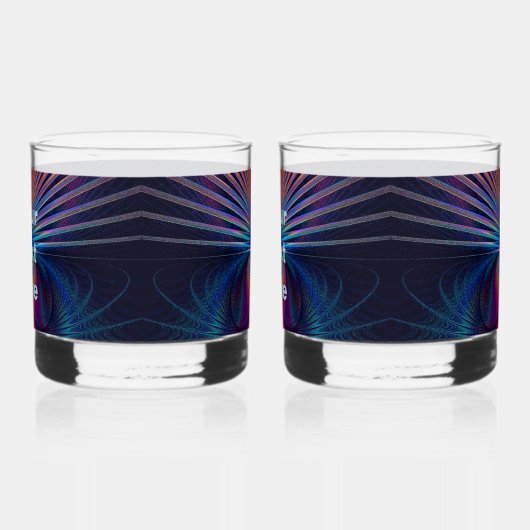 Structurele irrigatie whisky glas (Links)