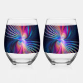 Structurele irrigatie wijnglas zonder voet (Achterkant)