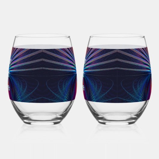 Structurele irrigatie wijnglas zonder voet (Links)