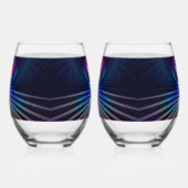 Structurele irrigatie wijnglas zonder voet (Rechts)