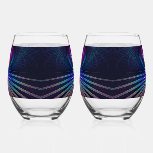 Structurele irrigatie wijnglas zonder voet (Rechts)