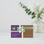 Structurele koppelingkoppelingen visitekaartje (Staand voorkant)