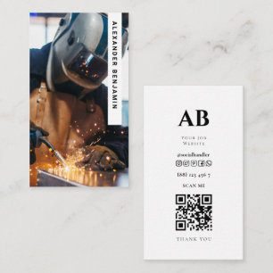 Structurele Lasser Foto QR Code Visitekaartje