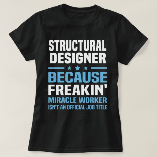 Structurele ontwerper t-shirt (Design voorkant)